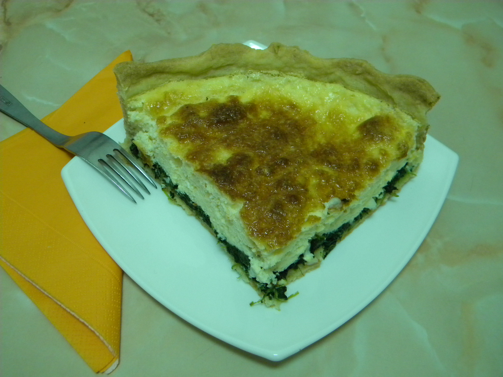 Quiche cu spanac