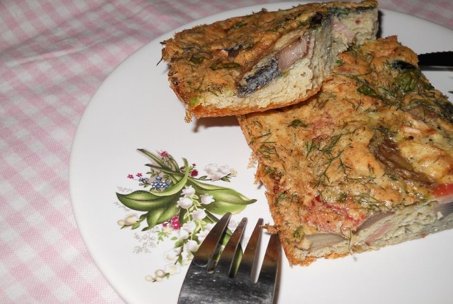 Fritatta cu ciuperci