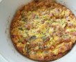 Frittata cu ardei, ciuperci si salam-4