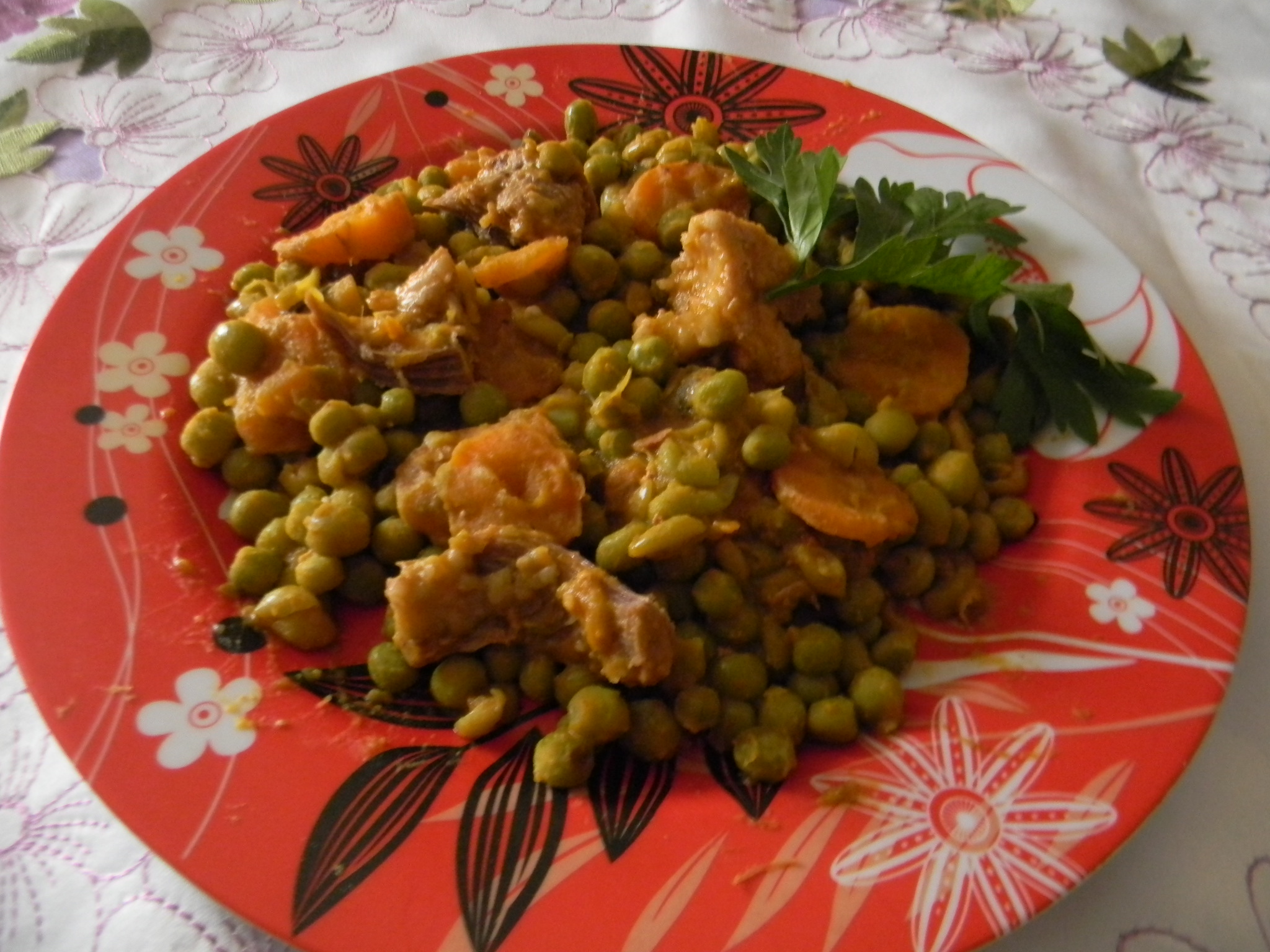 Mazare verde cu carne