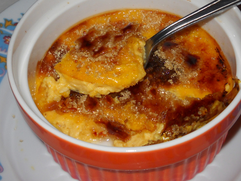 Creme brulee cu crema de bostan