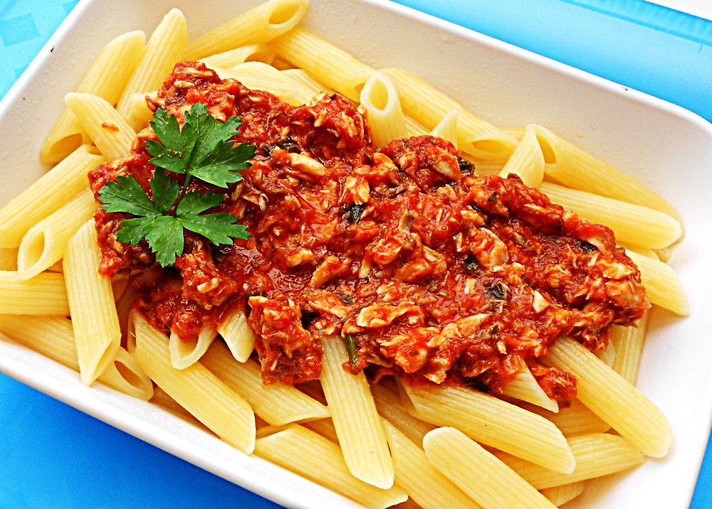 Penne cu macrou