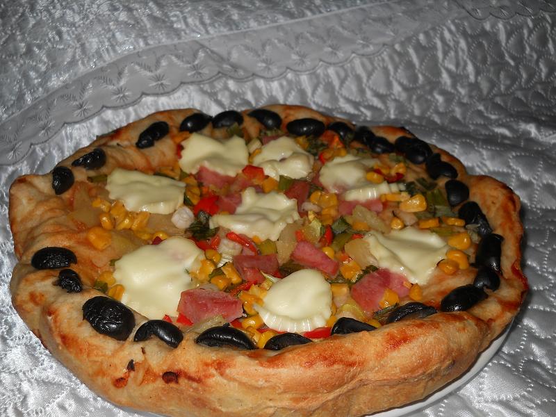 Pizza cu miez de lapte