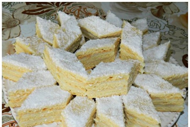 Prajitura Alba ca Zapada - desertul copilariei