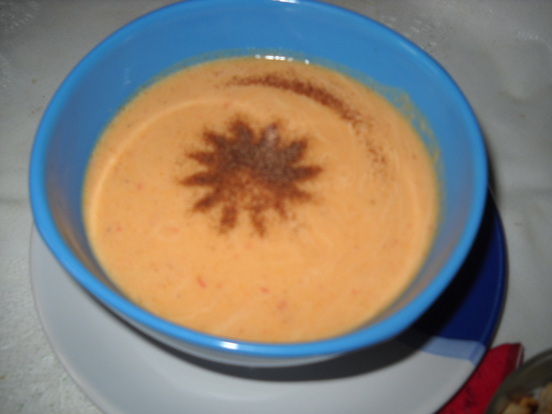 Supa crema de legume cu ghimbir