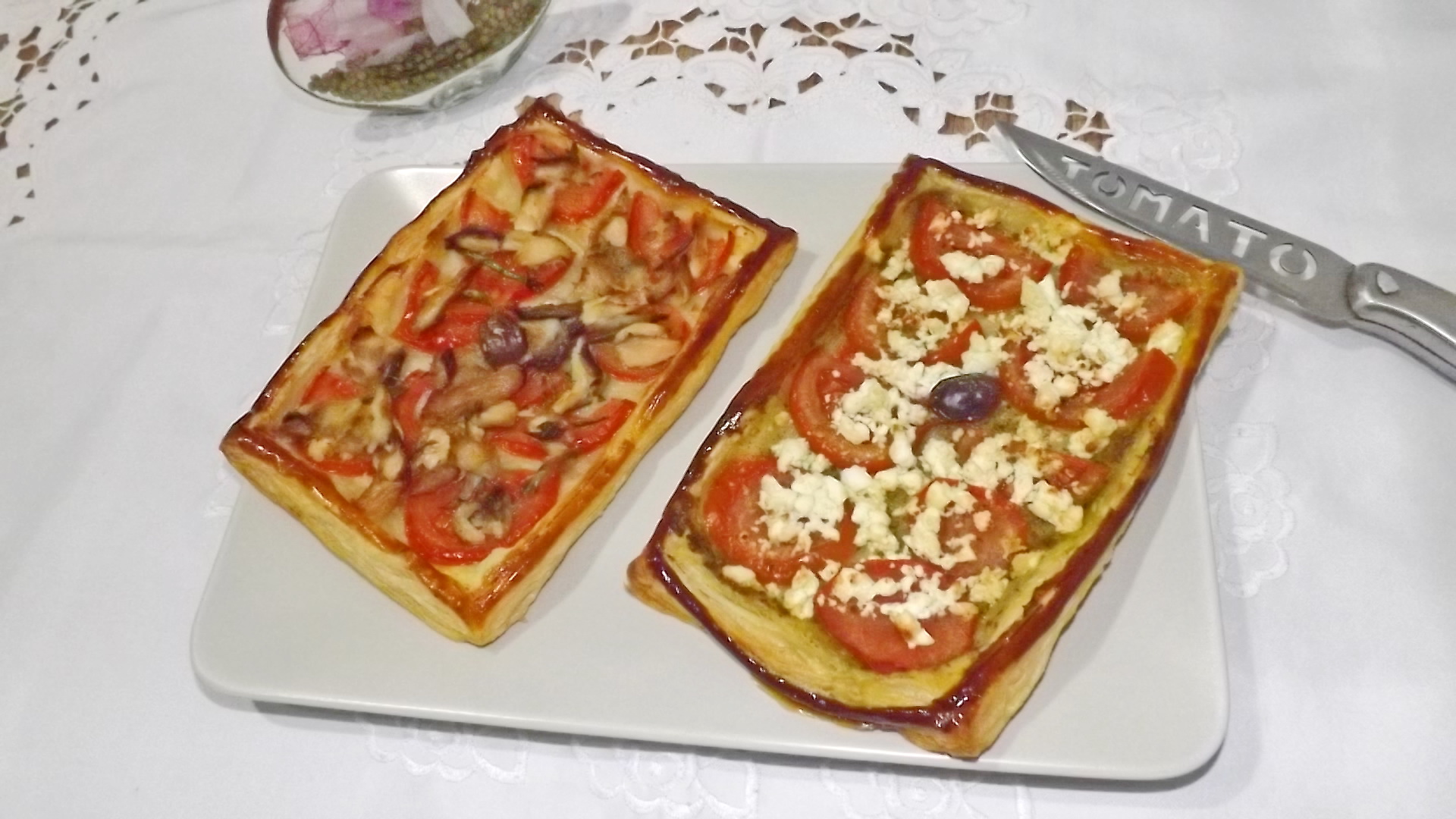 Mini-tarte mediteraneene