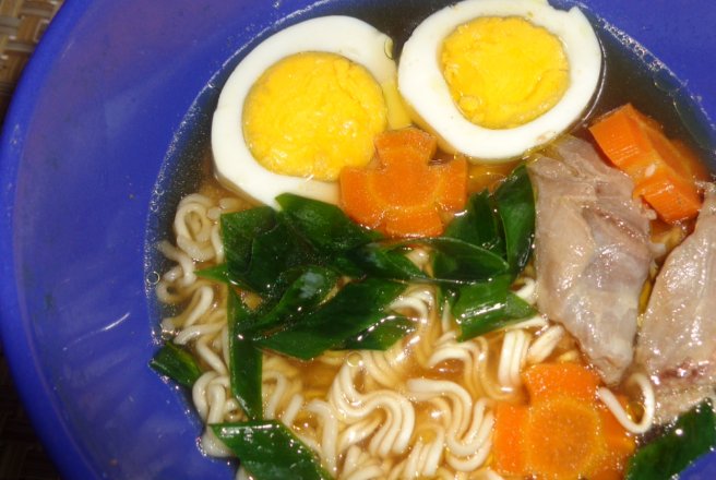 Ramen  cu carne de rata (supa  japoneza)