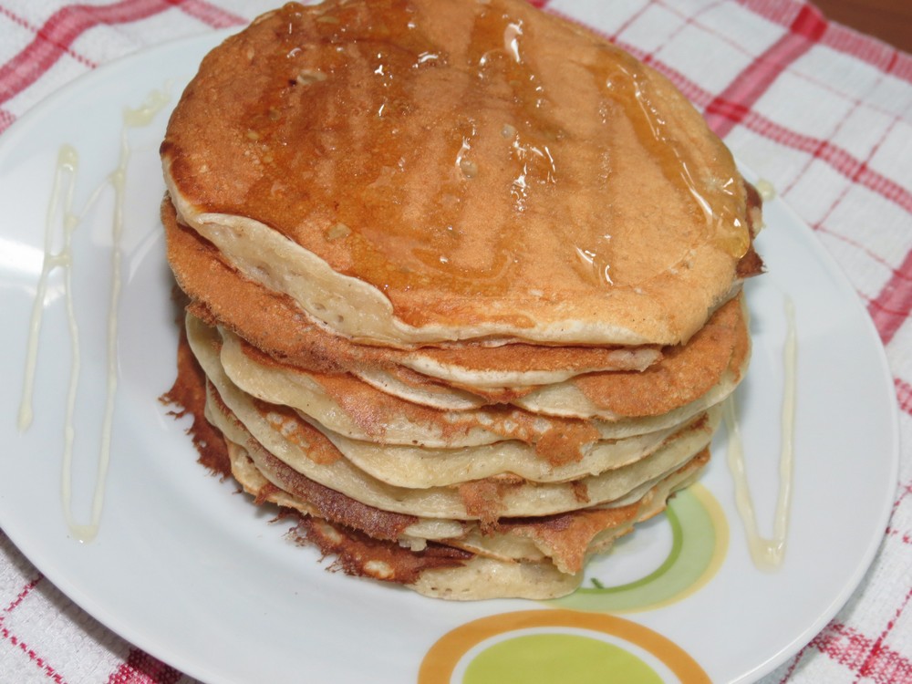 Pancakes cu banane