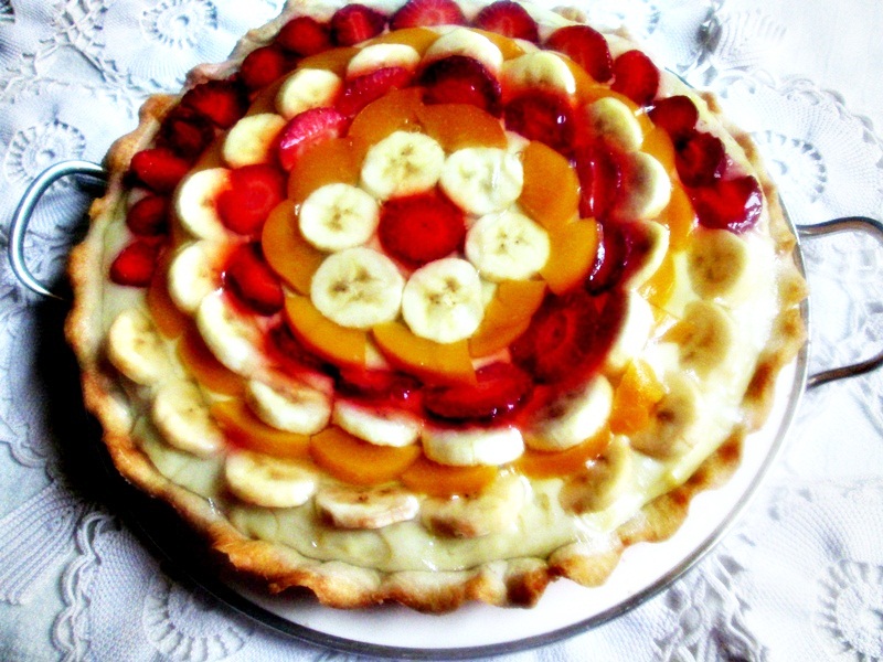 Tarta cu fructe (de post)