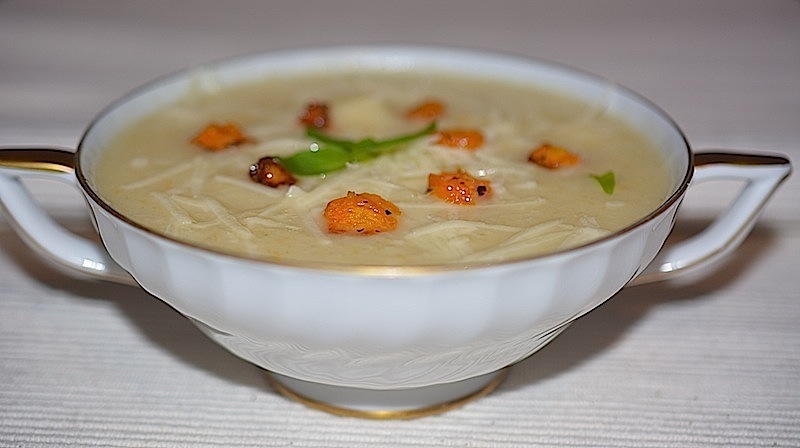 Supa crema de legume cu parmezan