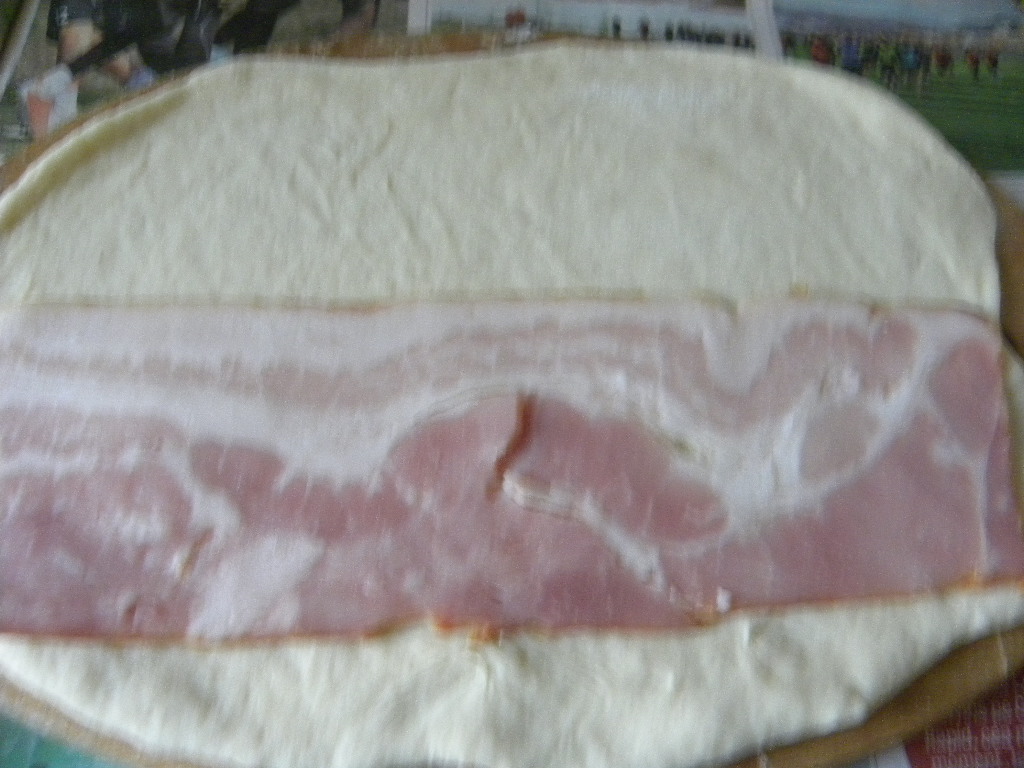 Portofele cu bacon si cascaval 