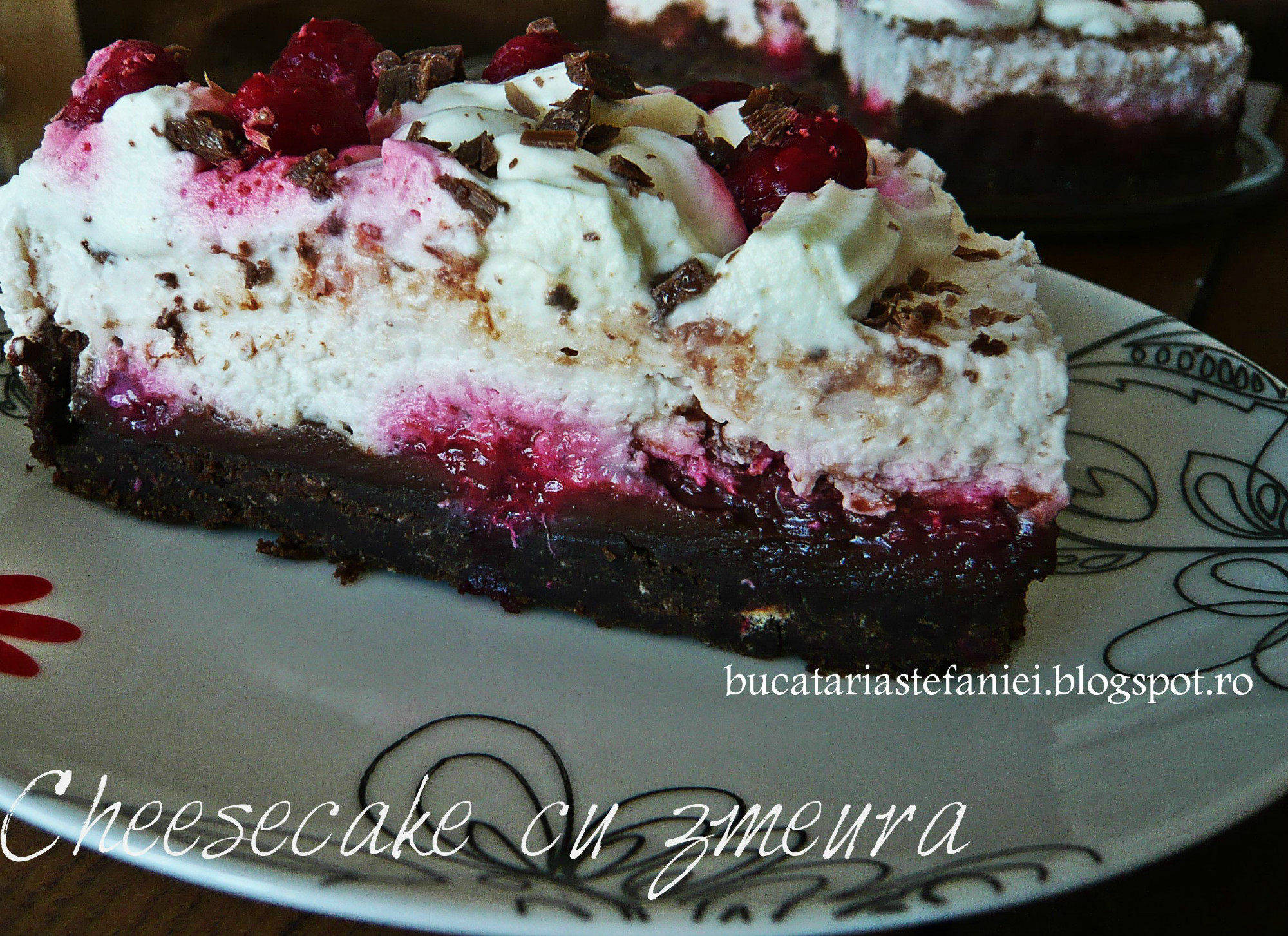 Cheesecake cu zmeura