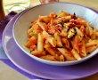 Penne cu legume si sos provensal-0