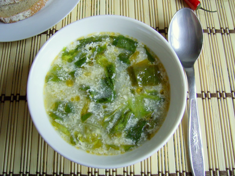 Ciorba de salata verde cu zdrente