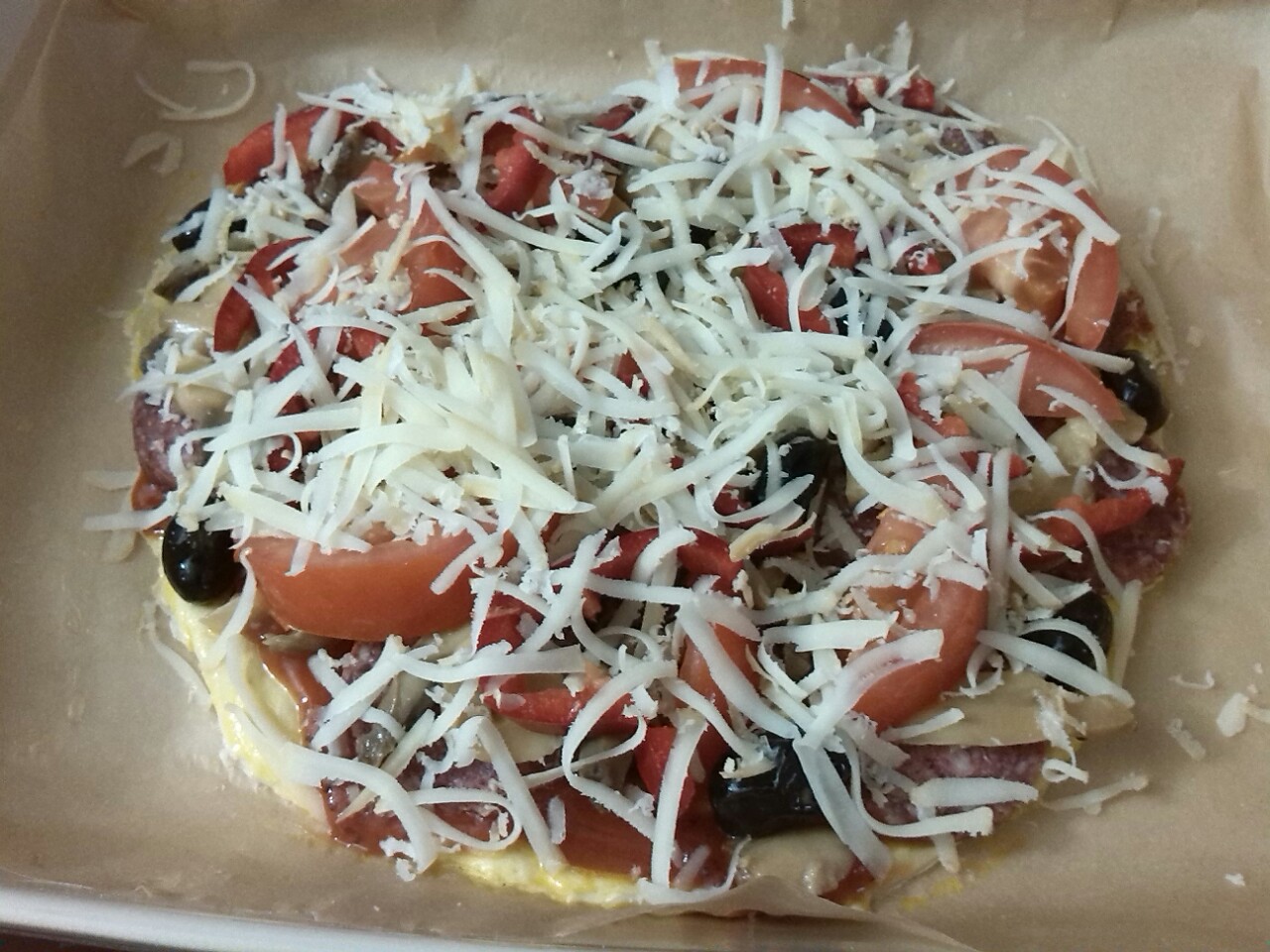 Pizza salami