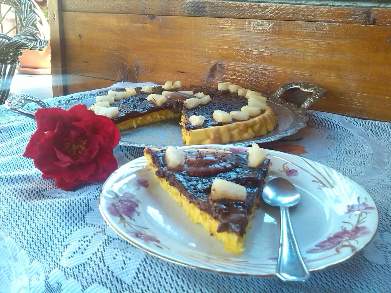 Tarta cu budinca de ciocolata