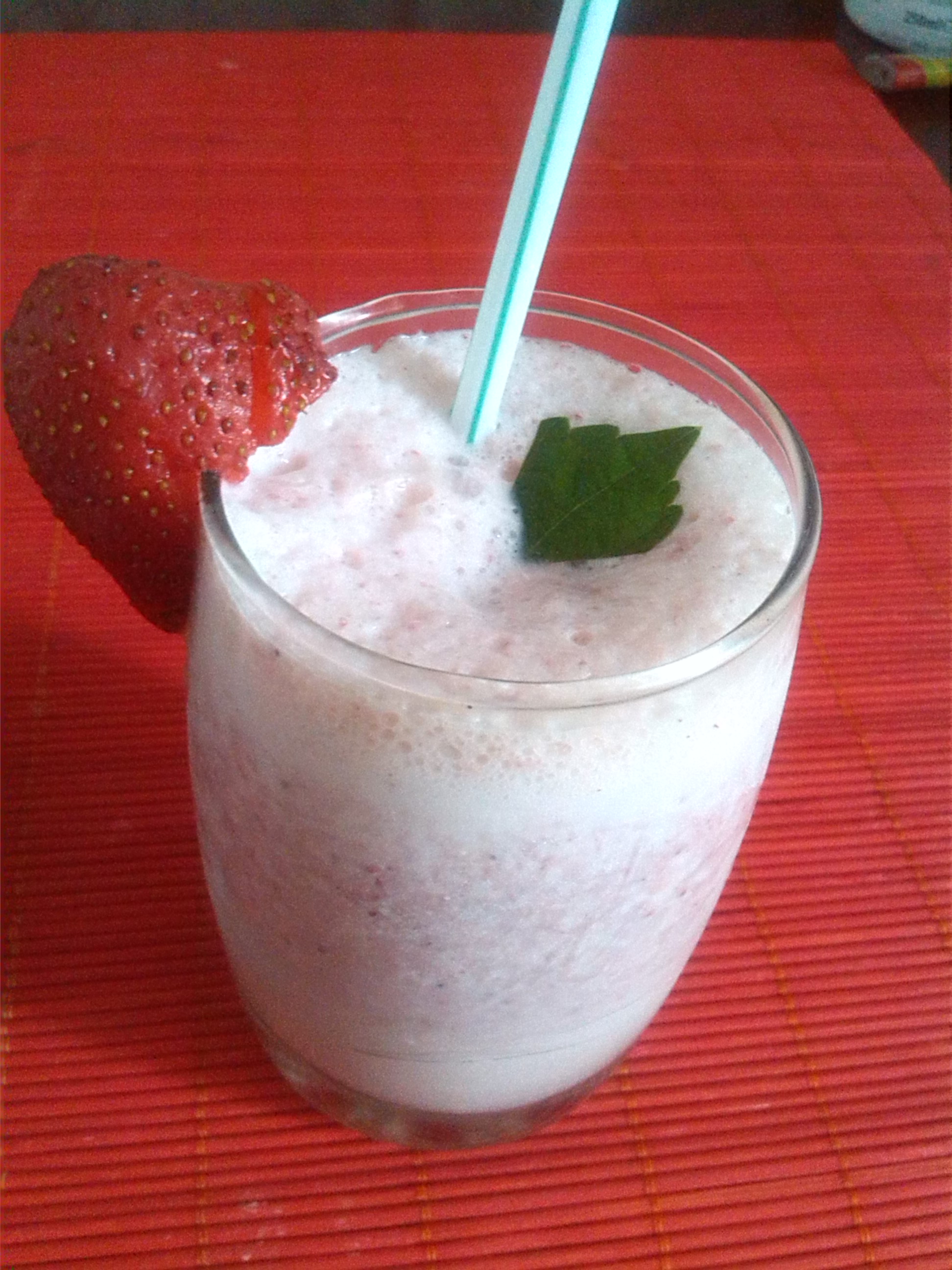 Milkshake cu capsune