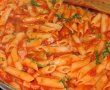 Penne cu bacon si sos de ardei gras-1