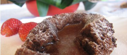 Lava cake sau Vulcan de ciocolata