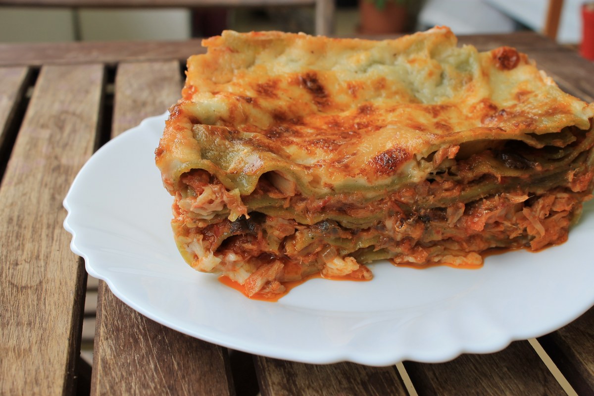 Lasagna cu ton si sardine