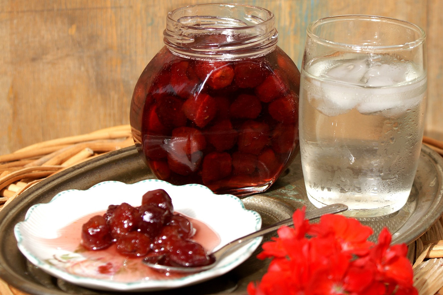 Dulceata de cirese in sirop de zahar