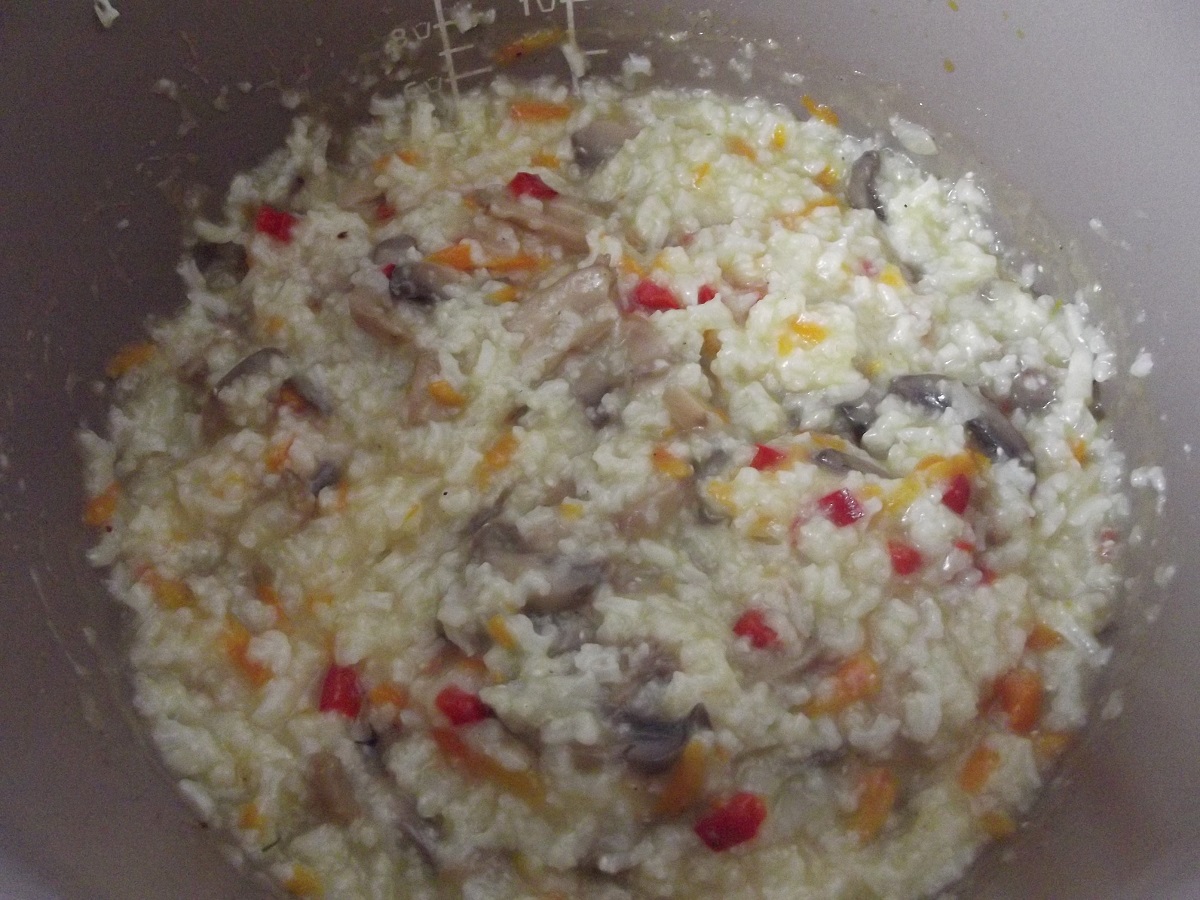 Pilaf cu ciuperci la Multicooker ( de post)