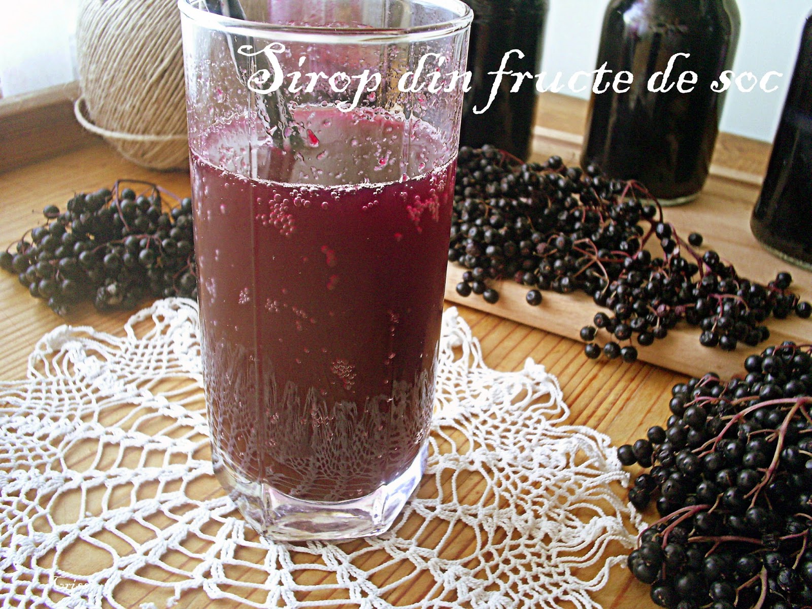 Sirop din fructe de soc