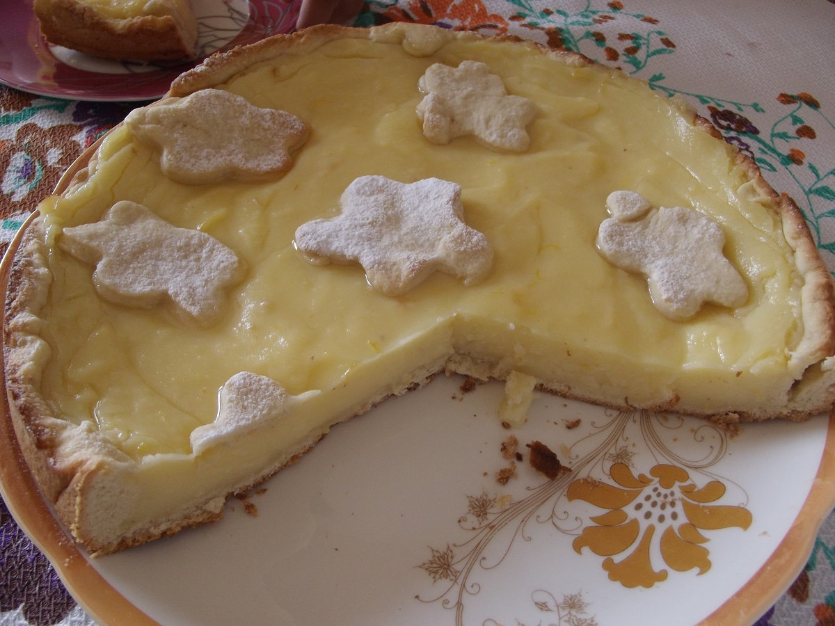 Tarta cu crema de lamaie