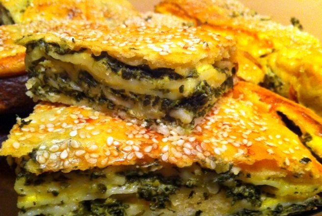 Placinta turceasca cu branza si spanac