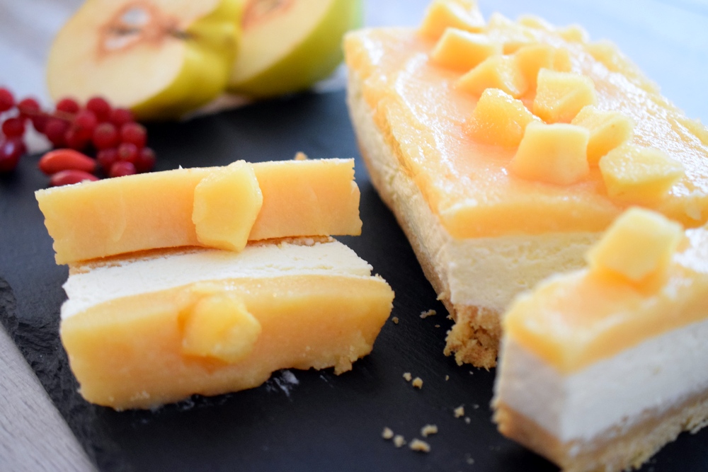 Cheesecake cu jeleu de gutui