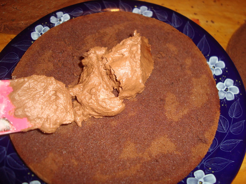 Tort cu mousse de ciocolata