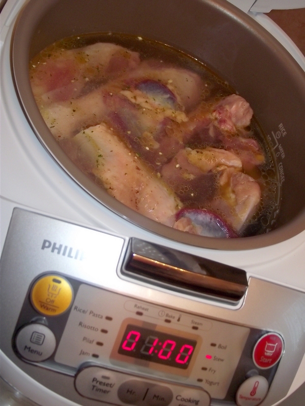 Ciorba de pasare, la multicooker