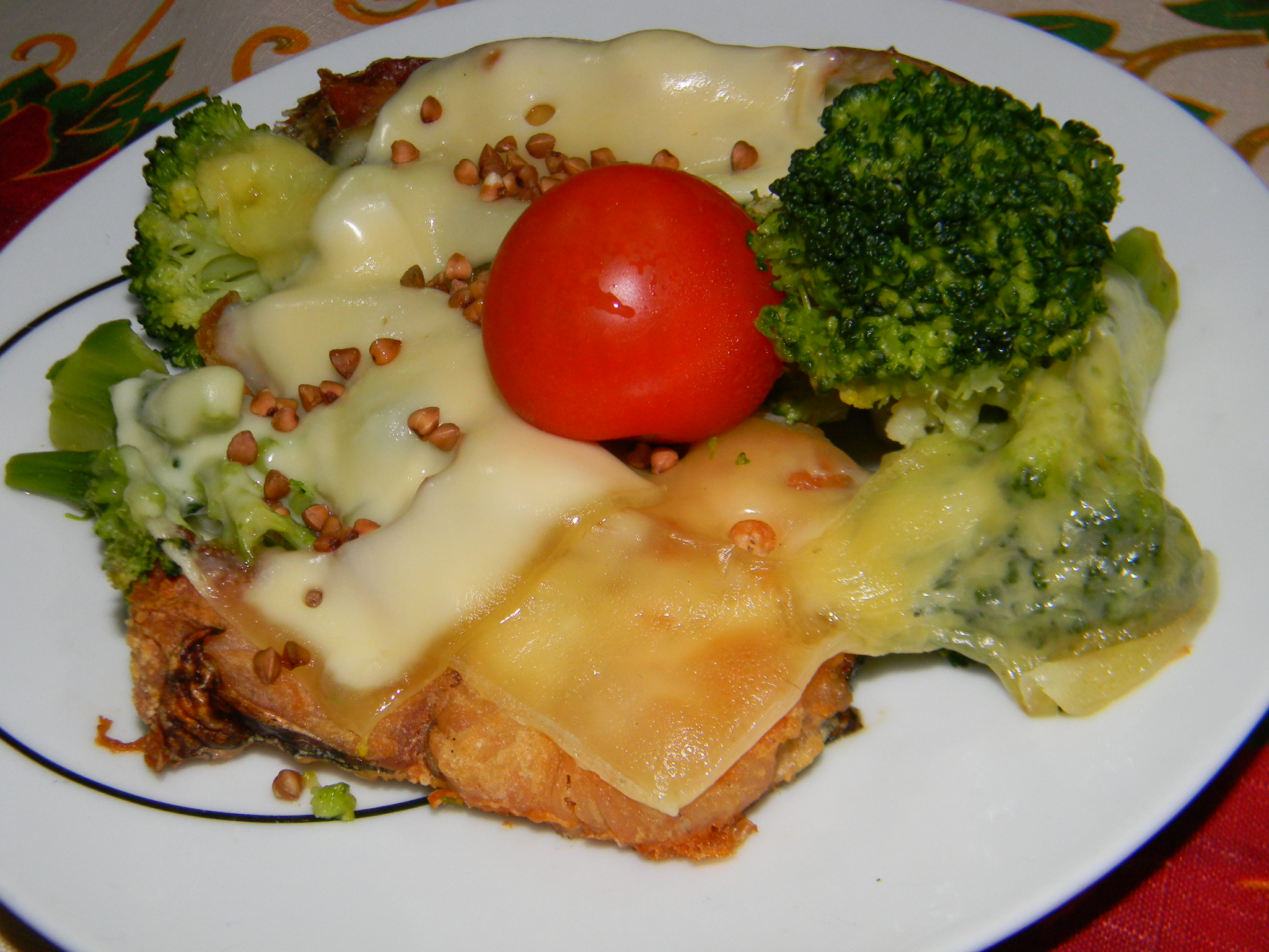 Somn gratinat si broccoli