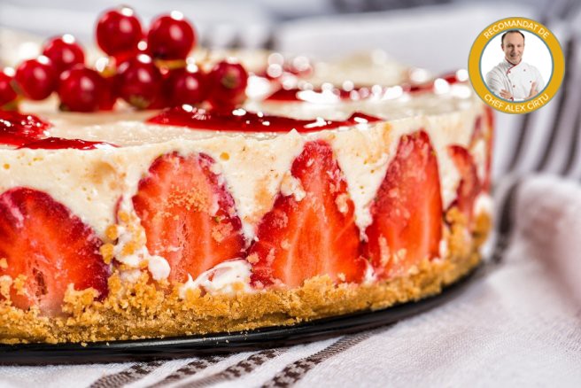 Cheesecake fara coacere si  fara lapte, cu Blenderul Oster