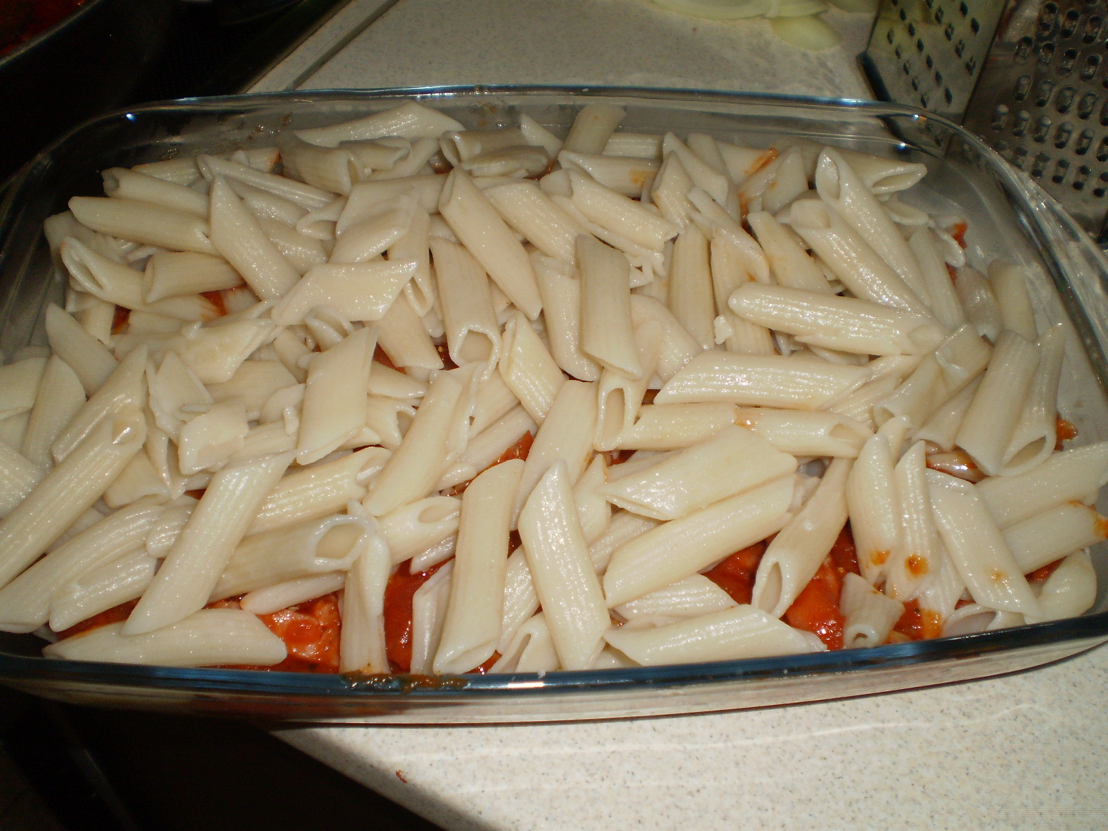 Penne delicioase la cuptor