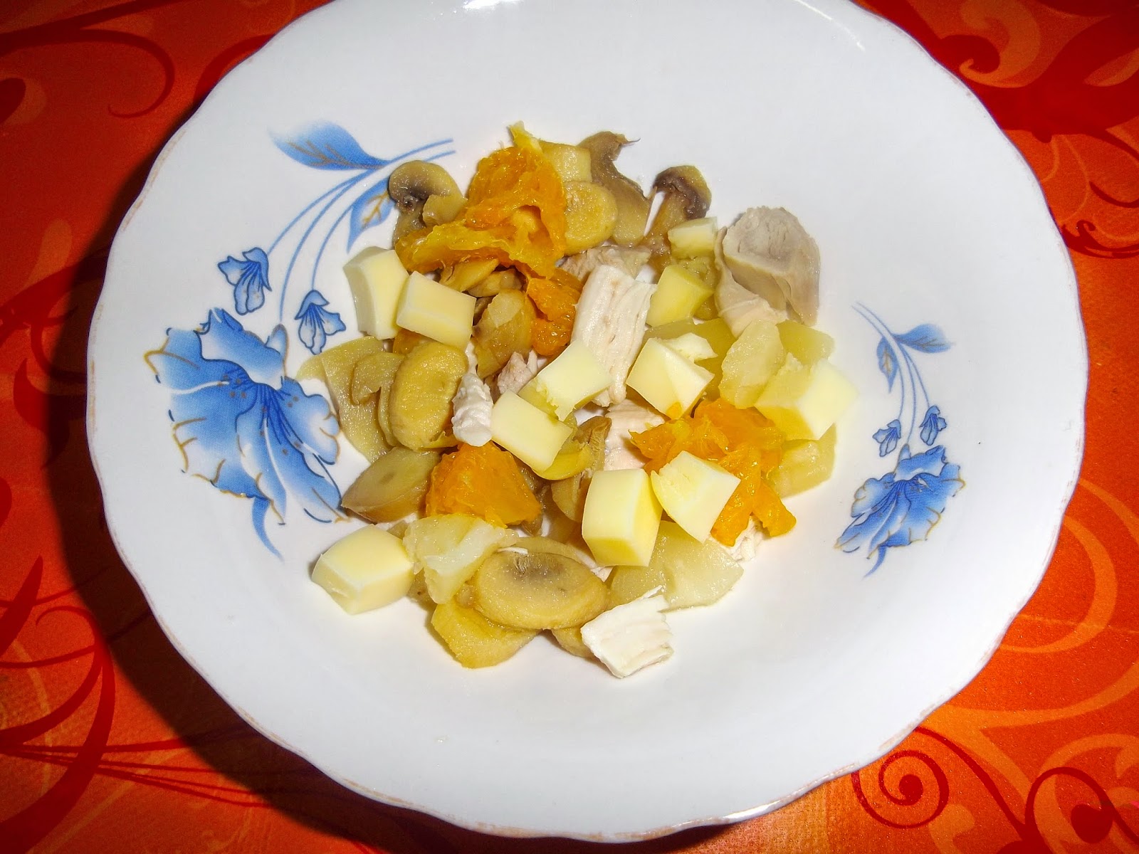 SALATA DE PUI IN PORTOCALA
