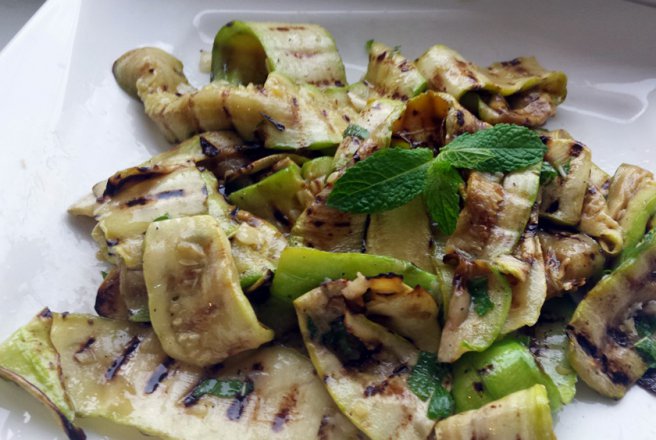 Insalata di zucchine alla menta