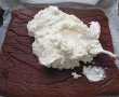 Prajitura cu crema de vanilie si frisca-5
