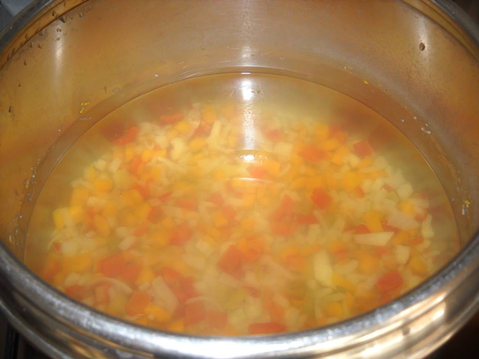 Supa de legume cu galuste de gris