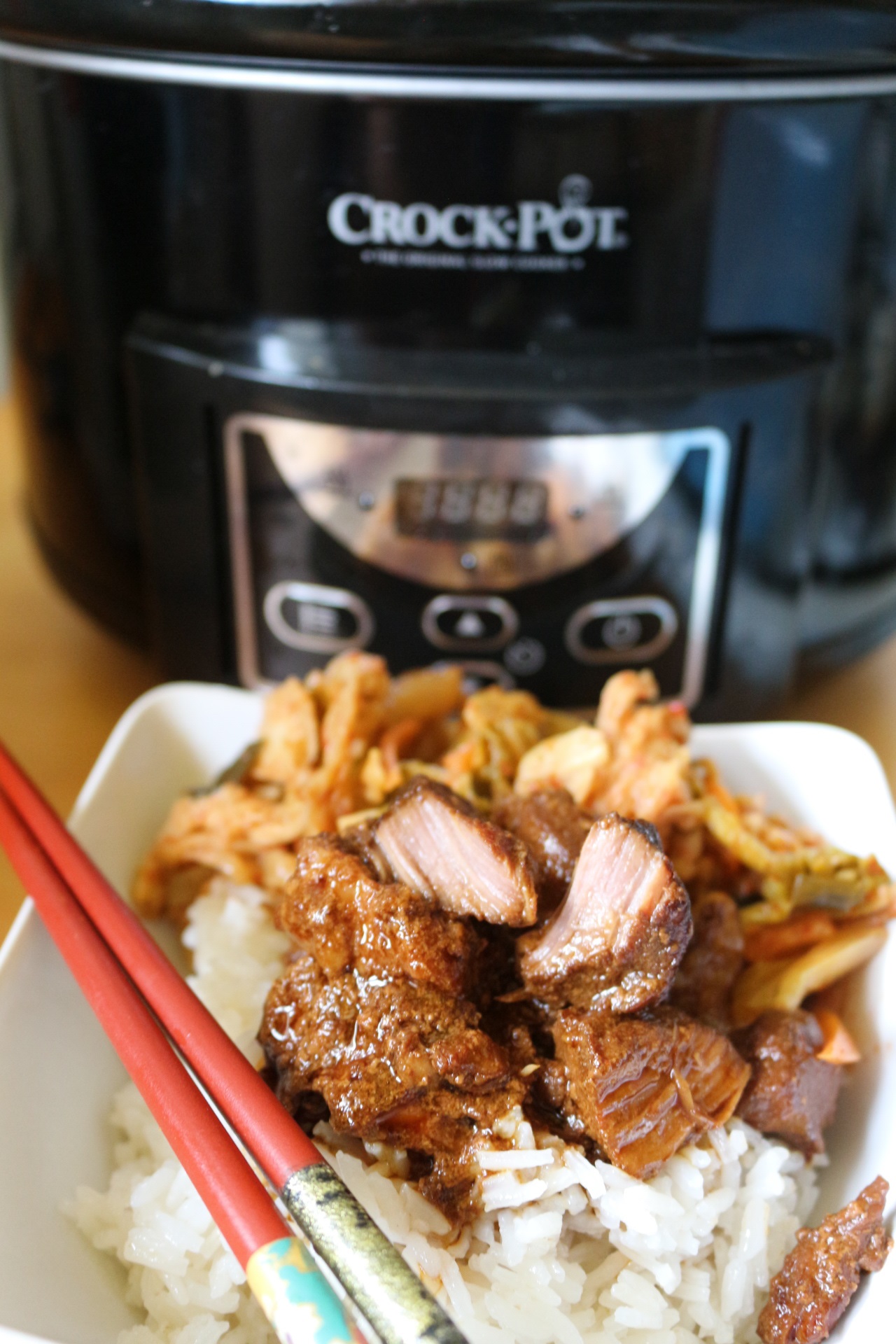 Porc teriyaki la slow cooker Crock-Pot 4,7 L