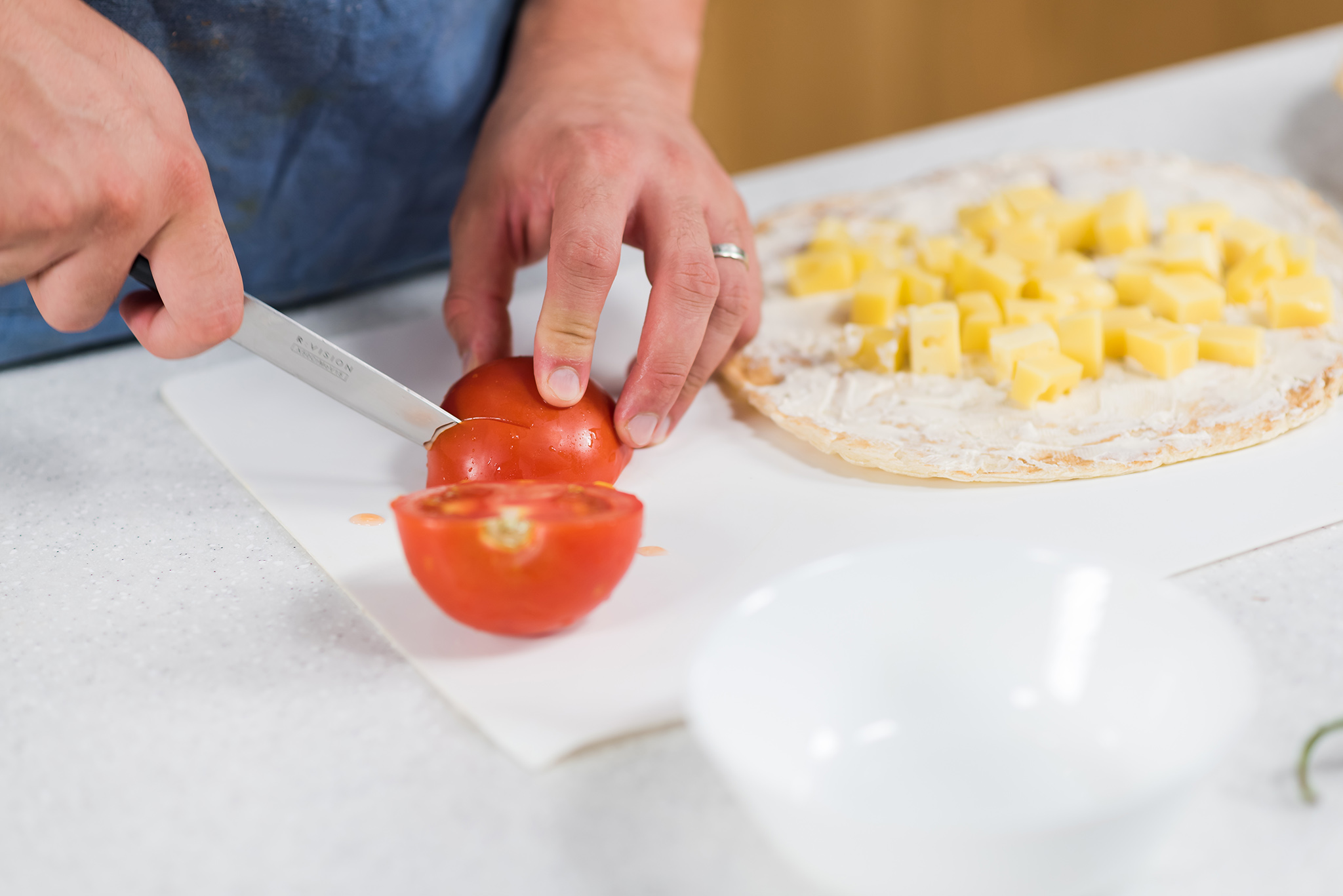 Quesadilla cu crema de branza si emmentaler Delaco