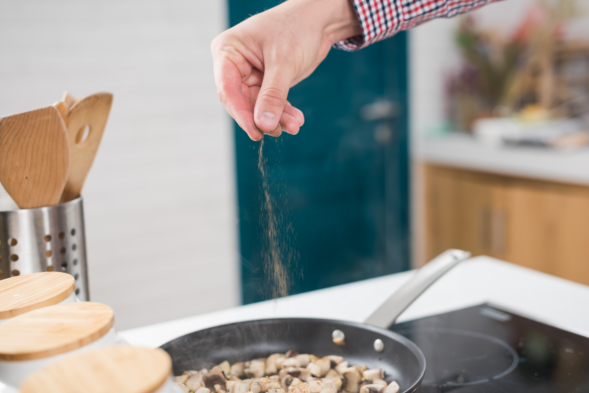 Risotto cu ciuperci, ghimbir si parmezan Delaco