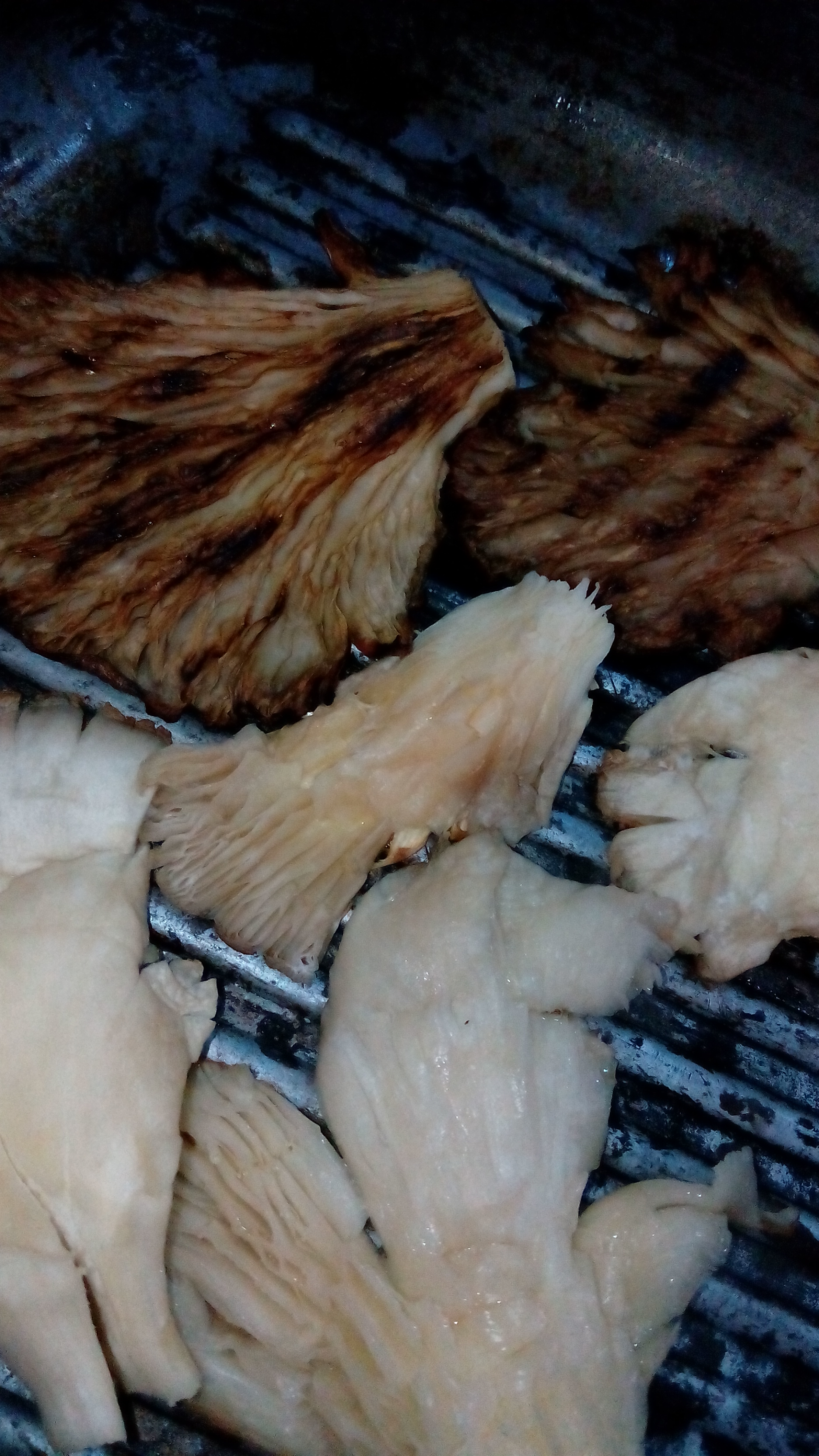 Pleurotus pe gratar(la grill)