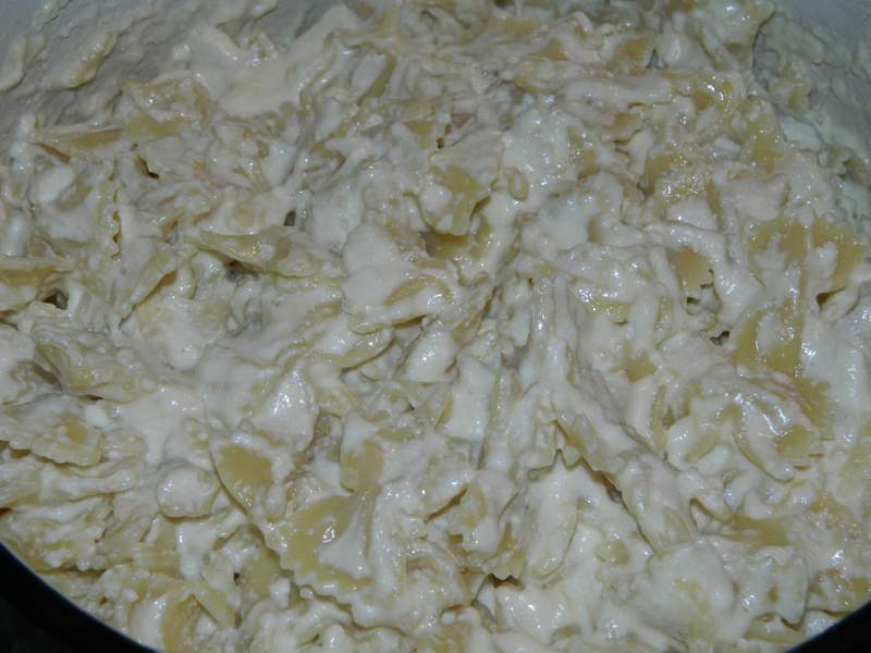 Farfalle quatro formaggi