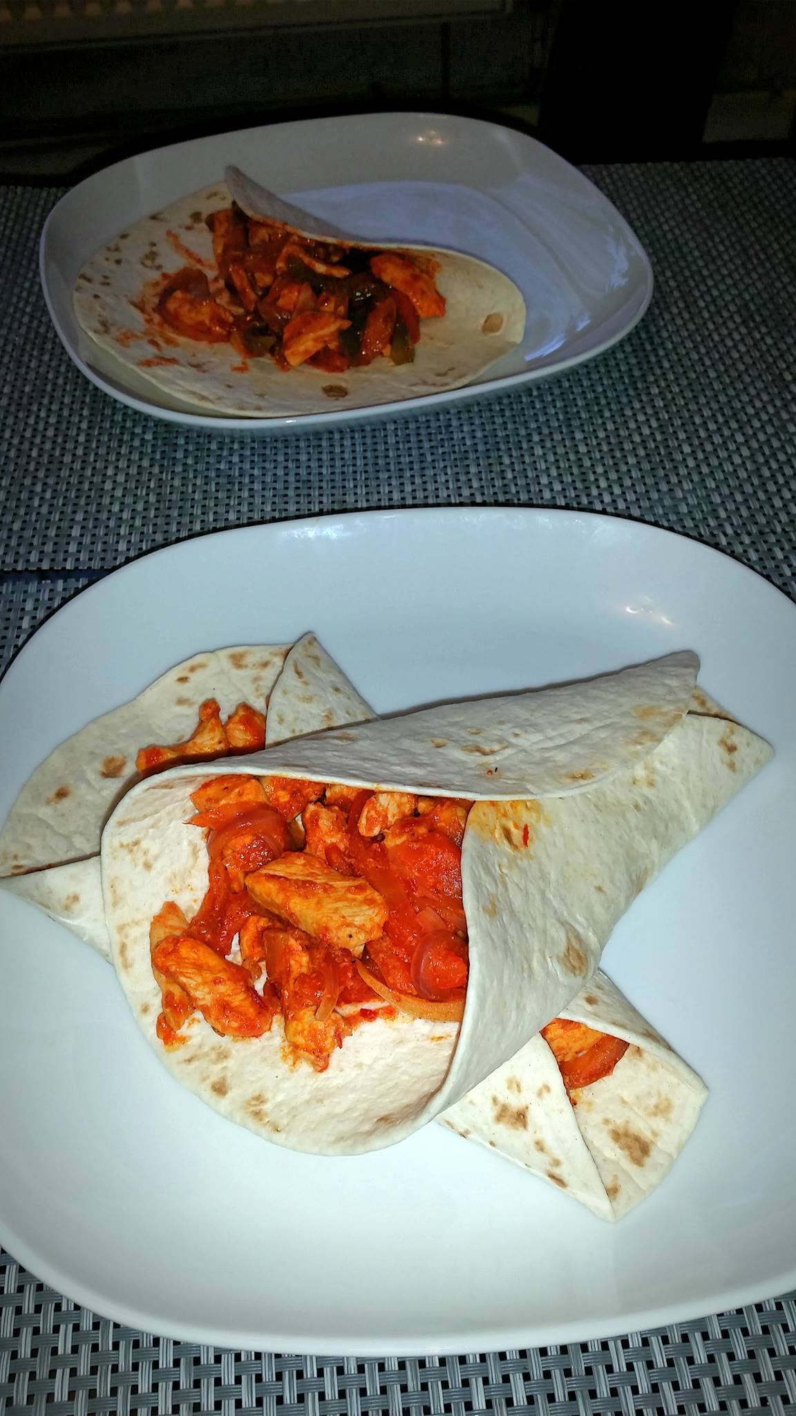 Fajitas cu piept de pui