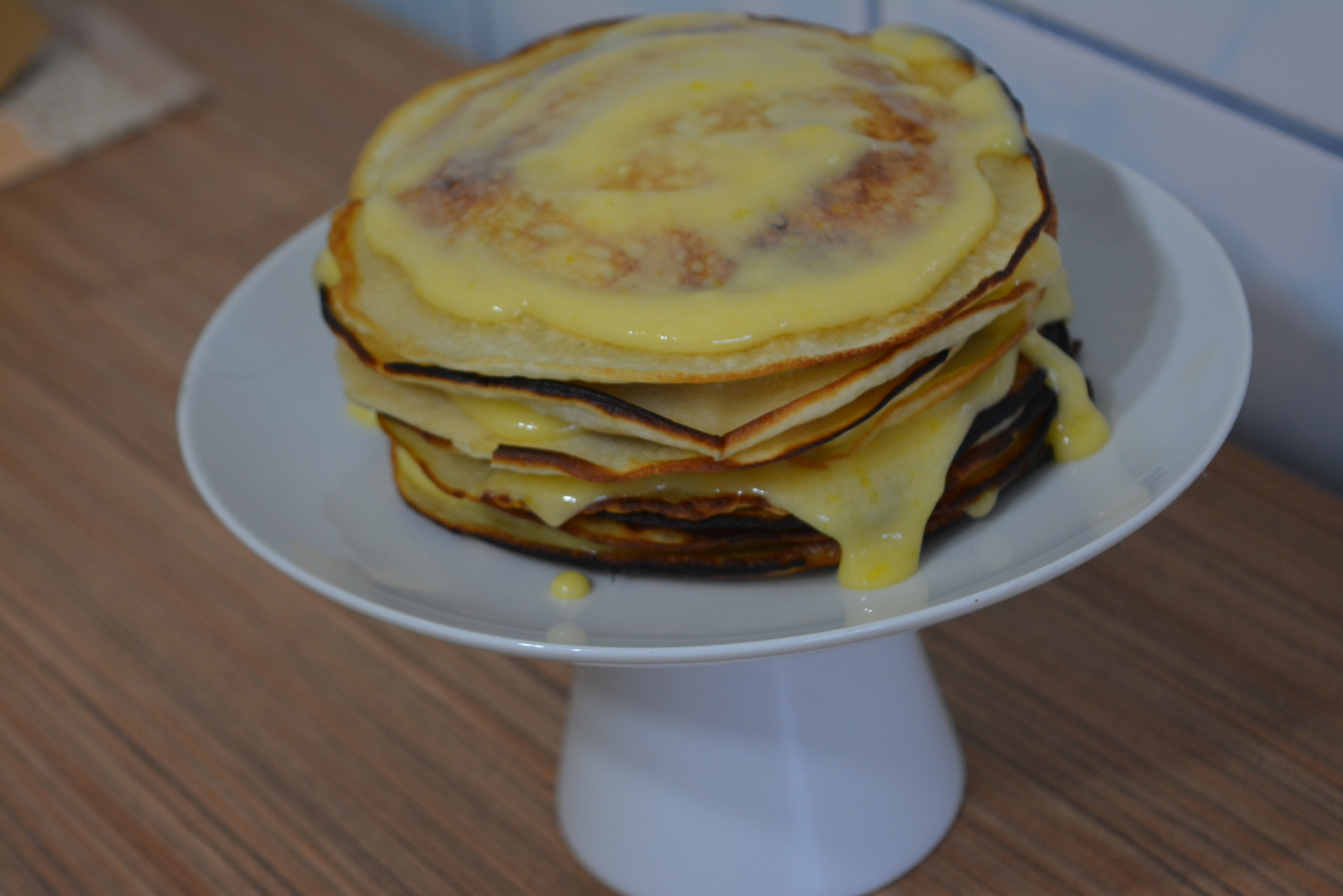 Pancakes cu crema de lamaie