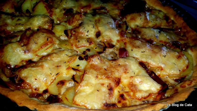 Pizza cu branza Raclette