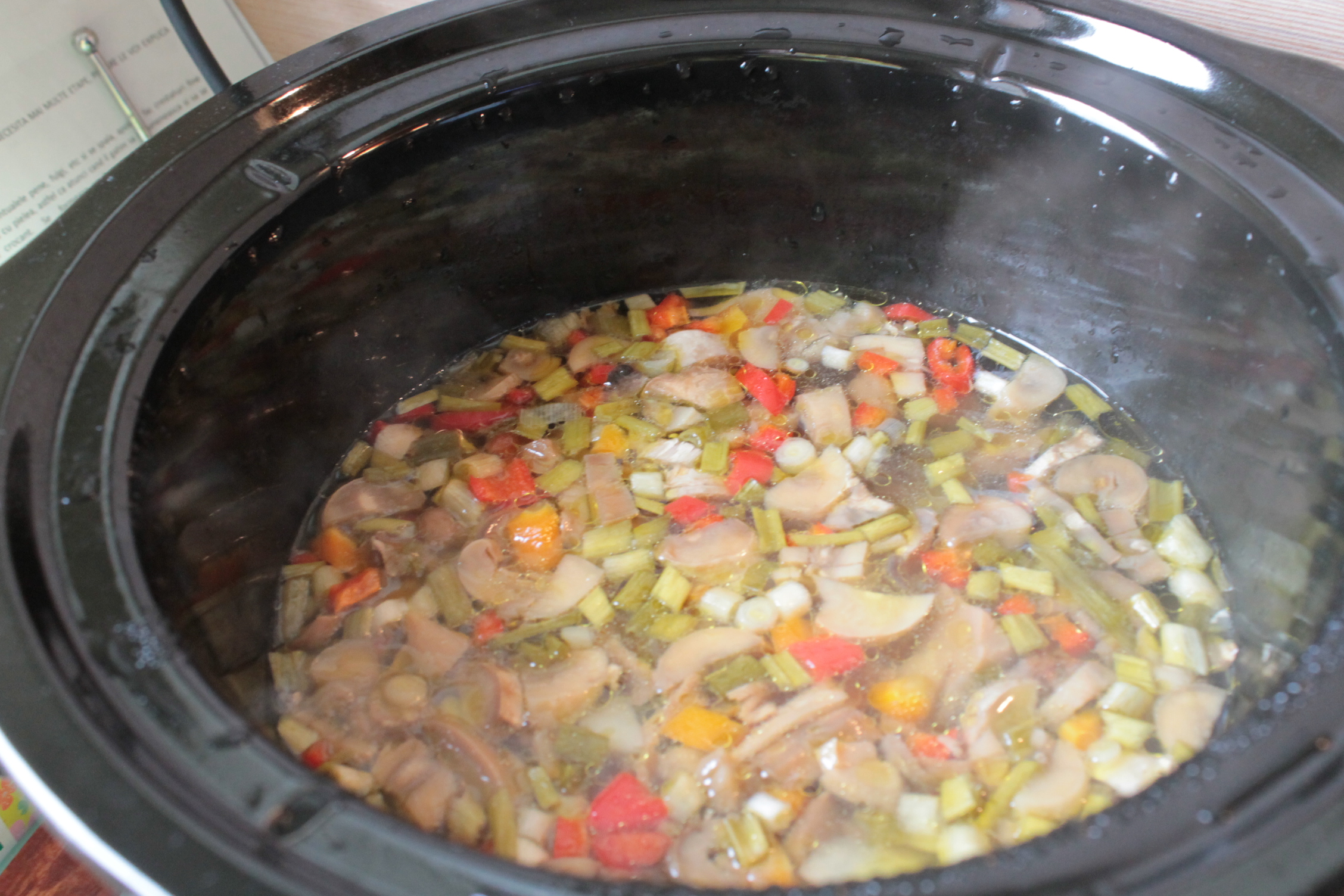 Supa crema de ciuperci la slow cooker Crock-Pot