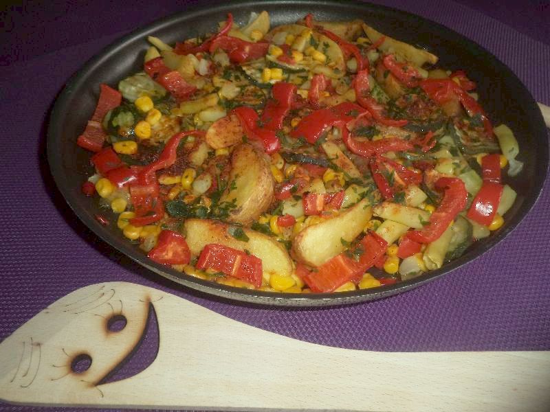 Legume stir-free la tava in cuptor