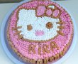 Tort cu zmeura, frisca si ciocolata "Hello Kitty"-5